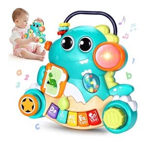 Dinosaur Piano Music Light Up Toy